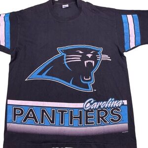 Vintage Carolina Panthers 1994 NFL single stitch t shirt USA size XL USA made